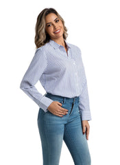 WHITE/BLUE STRIPE