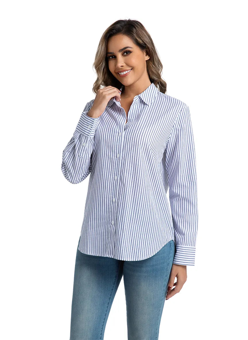 WHITE/BLUE STRIPE